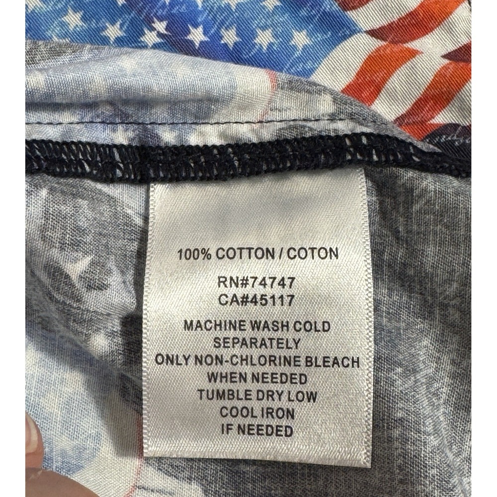 Red Head Mens Patriotic American Flag Mount Rushmore Liberty Shirt 2XL Navy Blue - Picture 8 of 11